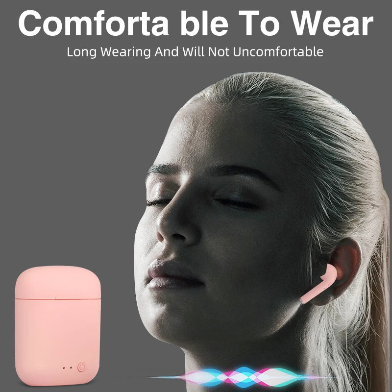 Mini-2 TWS Wireless Earphones Bluetooth 5.0 Earphone TWS Matte Macaron Earbuds With Mic Charging Box Headset Wireless Headphones eprolo