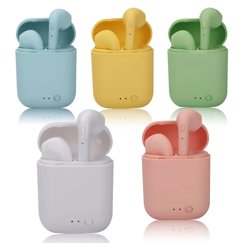 Mini-2 TWS Wireless Earphones Bluetooth 5.0 Earphone TWS Matte Macaron Earbuds With Mic Charging Box Headset Wireless Headphones eprolo