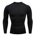 Men Compression Running T Shirt Fitness Tight Long Sleeve Sport tshirt Training Jogging Shirts Gym Sportswear Quick Dry rashgard eprolo